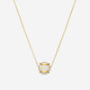 Suna 18K Yellow Gold Diamond Tennis Ball Pendant Necklace N6631Y