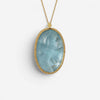 Amáli One of a Kind 18K Yellow Gold Aquamarine Pendant Necklace N-3547-AQ