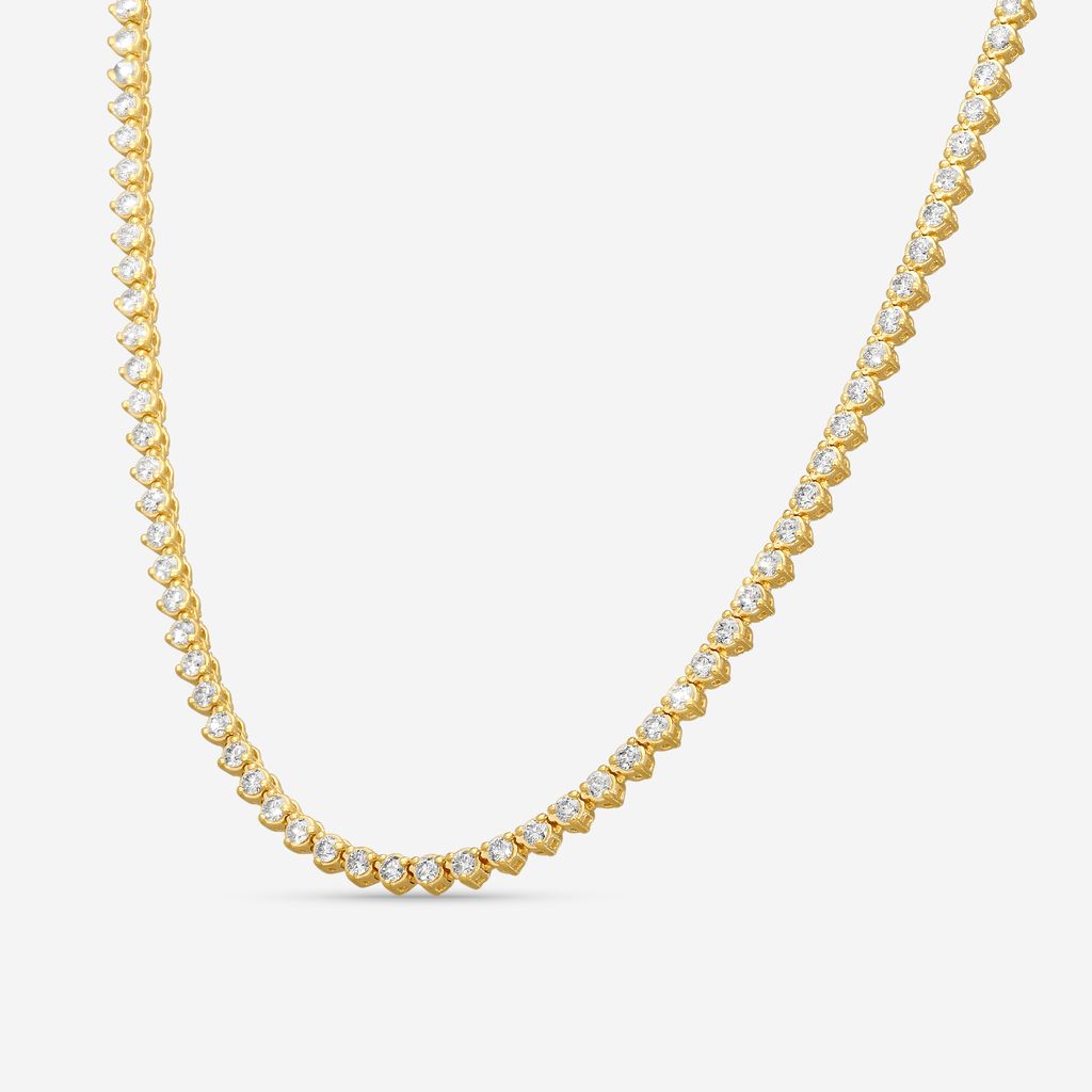 Ina Mar 14K Yellow Gold Diamond Martini Tennis Necklace N1154B-FY-400F - THE SOLIST