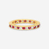 Suna 14K Yellow Gold Diamond & Ruby Wedding Ring Sz. 6 W600R16YY
