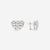 Zydo 18K White Gold, Diamond Heart Earrings 200421 - THE SOLIST - Zydo