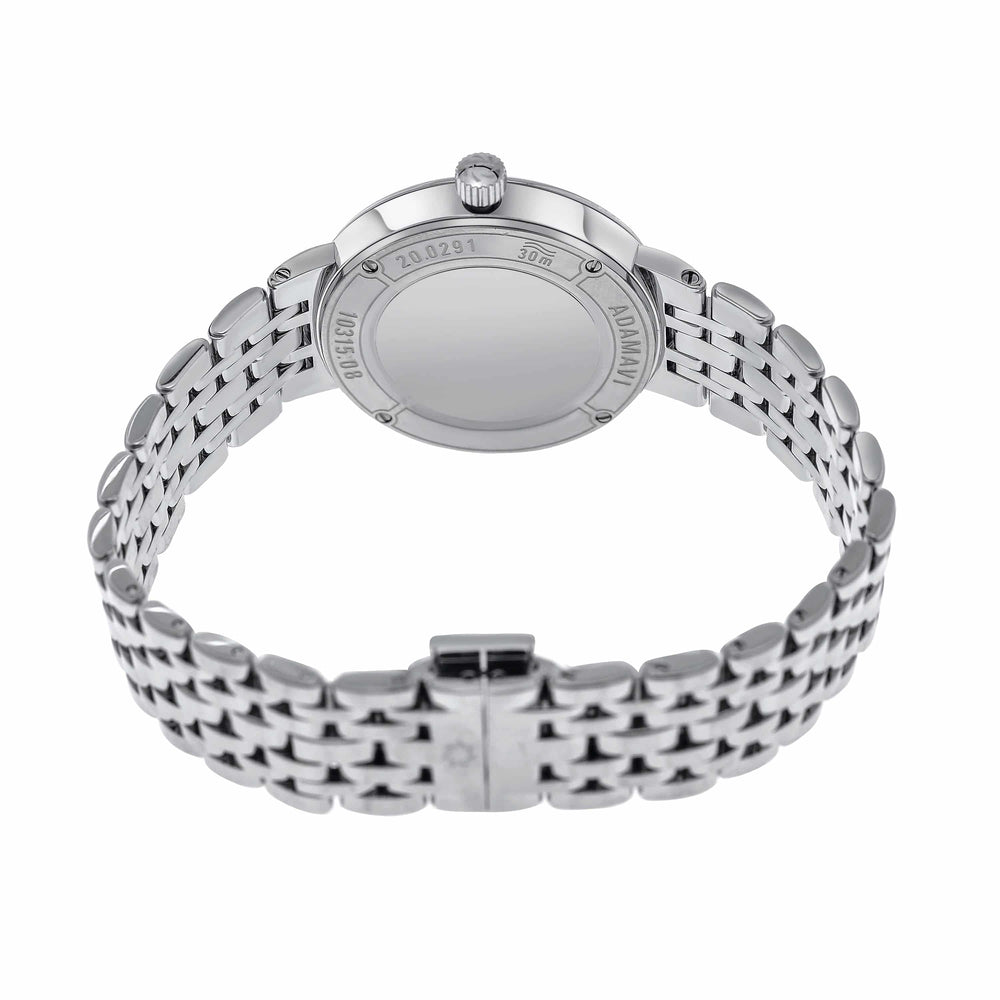 Carl F. Bucherer Adamavi Date Stainless Steel Quartz Women's Watch 00.10315.08.15.21 - ShopWorn