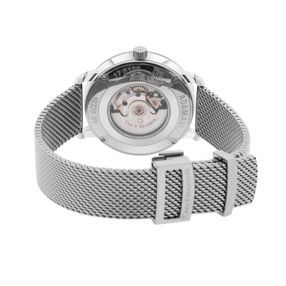 Carl F. Bucherer Adamavi Date Diamond Stainless Steel Women's Automatic Watch 00.10320.08.17.22 - ShopWorn