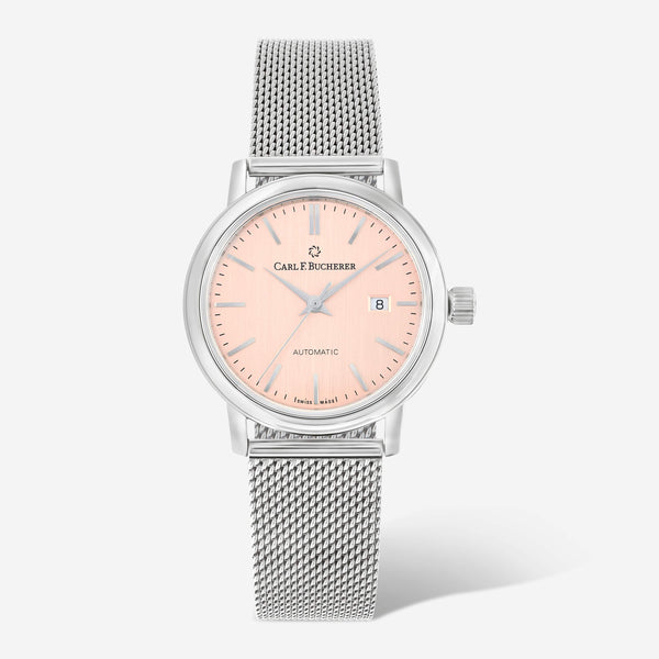 Carl F. Bucherer Adamavi Date Stainless Steel Women's Automatic Watch 00.10320.08.93.21 - ShopWorn