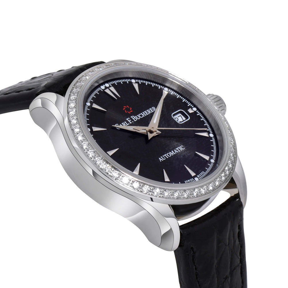 Carl F. Bucherer Diamond Manero Autodate Women's Automatic Watch 00.10911.08.33.11 - ShopWorn