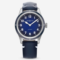 Montblanc 1858 Blue Dial Stainless Steel Men's Automatic Watch 126758 - ShopWorn