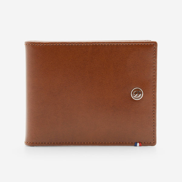 S.T. Dupont Line D Brown Leather Wallet 180101 - ShopWorn