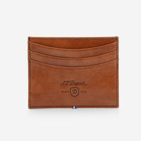 S.T. Dupont Derby Brown Leather Wallet 180170 - THE SOLIST
