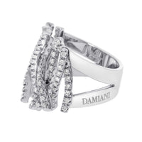 Damiani 18K White Gold, Diamond 0.84ct. tw. Statement Ring Sz. 7.25 241368 - ShopWorn