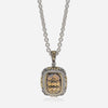 Charles Krypell Sterling Silver and 18K Yellow Gold, and Diamond 0.35ct. tw. Pendant Necklace 4-6512-SCD - ShopWorn