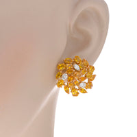 Zydo 18K Rose Gold, Sapphire 9.95 ct. tw., and Diamond 1.03ct. tw. French Clip Earrings 48326 - ShopWorn