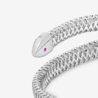 Roberto Coin Primavera 18K White Gold, Diamond Wrap Bracelet 5573967AWBAX - THE SOLIST