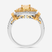 Gregg Ruth 18K Gold, Fancy Yellow Diamond 0.51ct. and White Diamond Engagement Ring Sz. 6.5 603129 - THE SOLIST