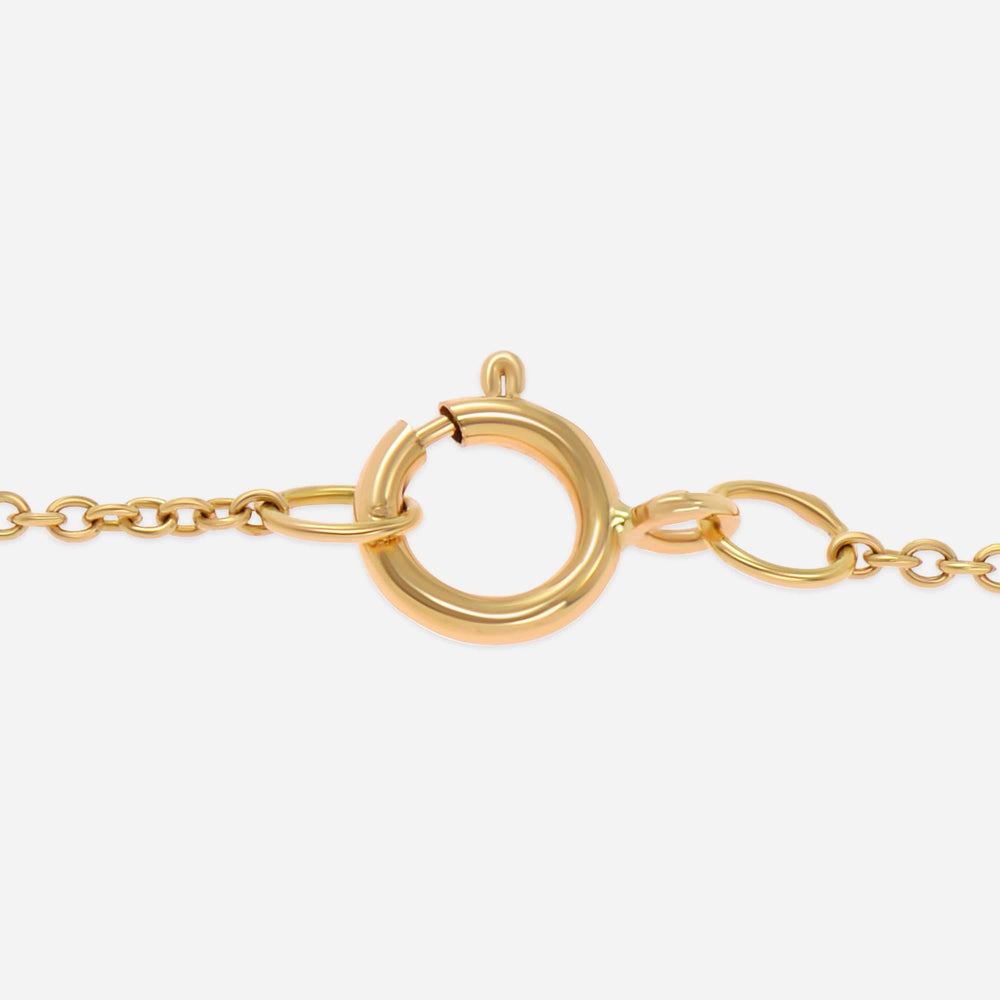 SuperOro 18K Yellow Gold, Garnet Princess Necklace - ShopWorn