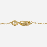 SuperOro 18K Yellow Gold, Strawberry Quartz Pendant Necklace 64178 - ShopWorn