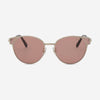 Chopard Imperiale Shiny Palladium & Orange Round Sunglasses C21S-594 - ShopWorn