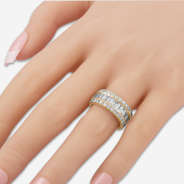 Tresorra 18K Yellow Gold, Diamond Statement Ring - ShopWorn