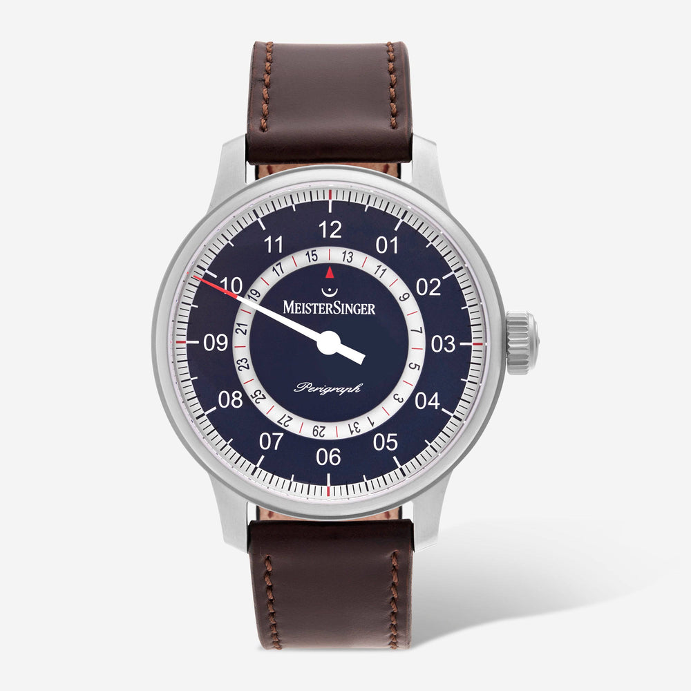 MeisterSinger Perigraph Stainless Steel Men's Automatic Watch AM10Z17S - ShopWorn