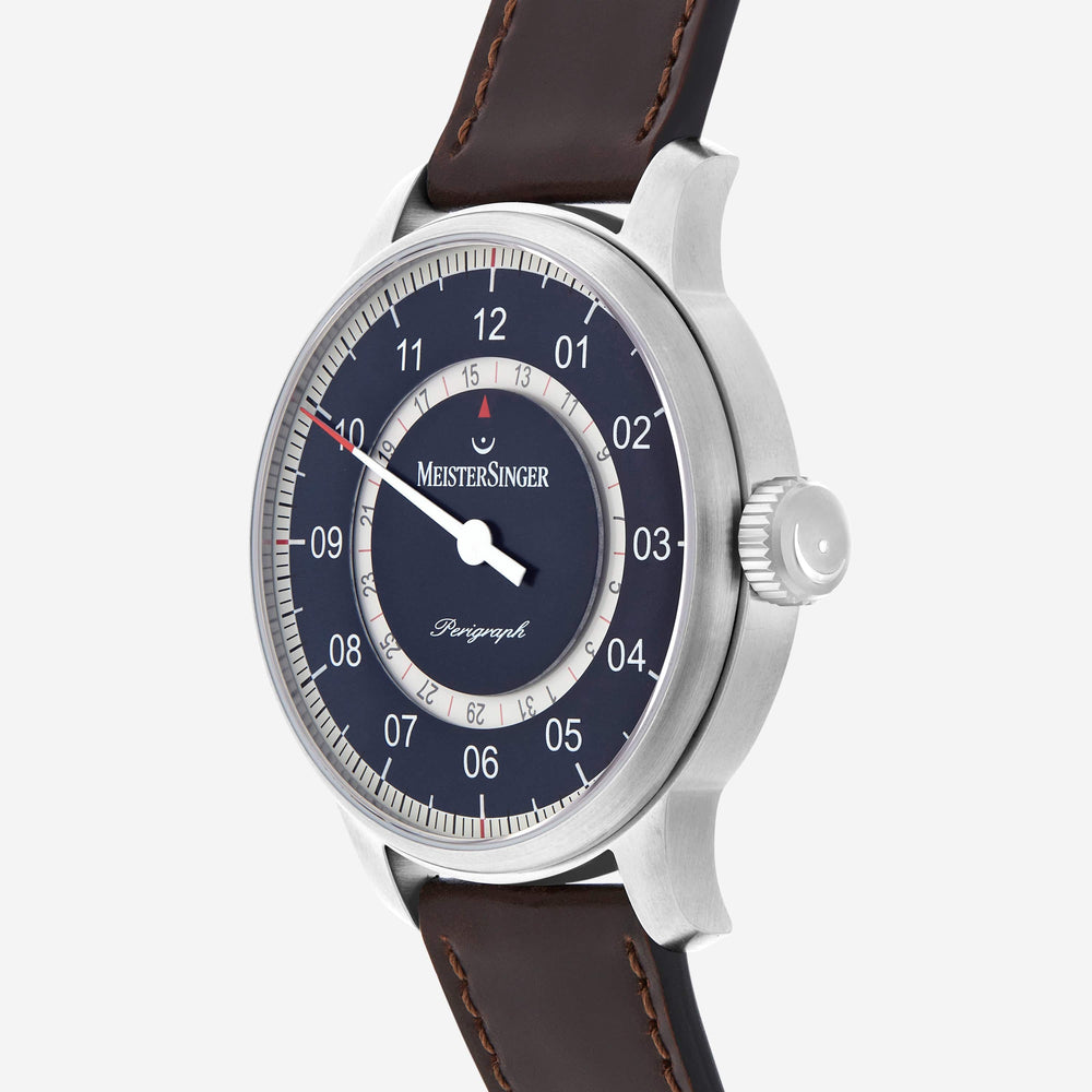 MeisterSinger Perigraph Stainless Steel Men's Automatic Watch AM10Z17S - ShopWorn