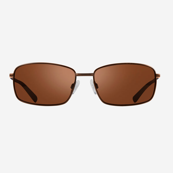 Revo Tate Brown & Solar Orange Navigator Sunglasses RE107902OG - ShopWorn