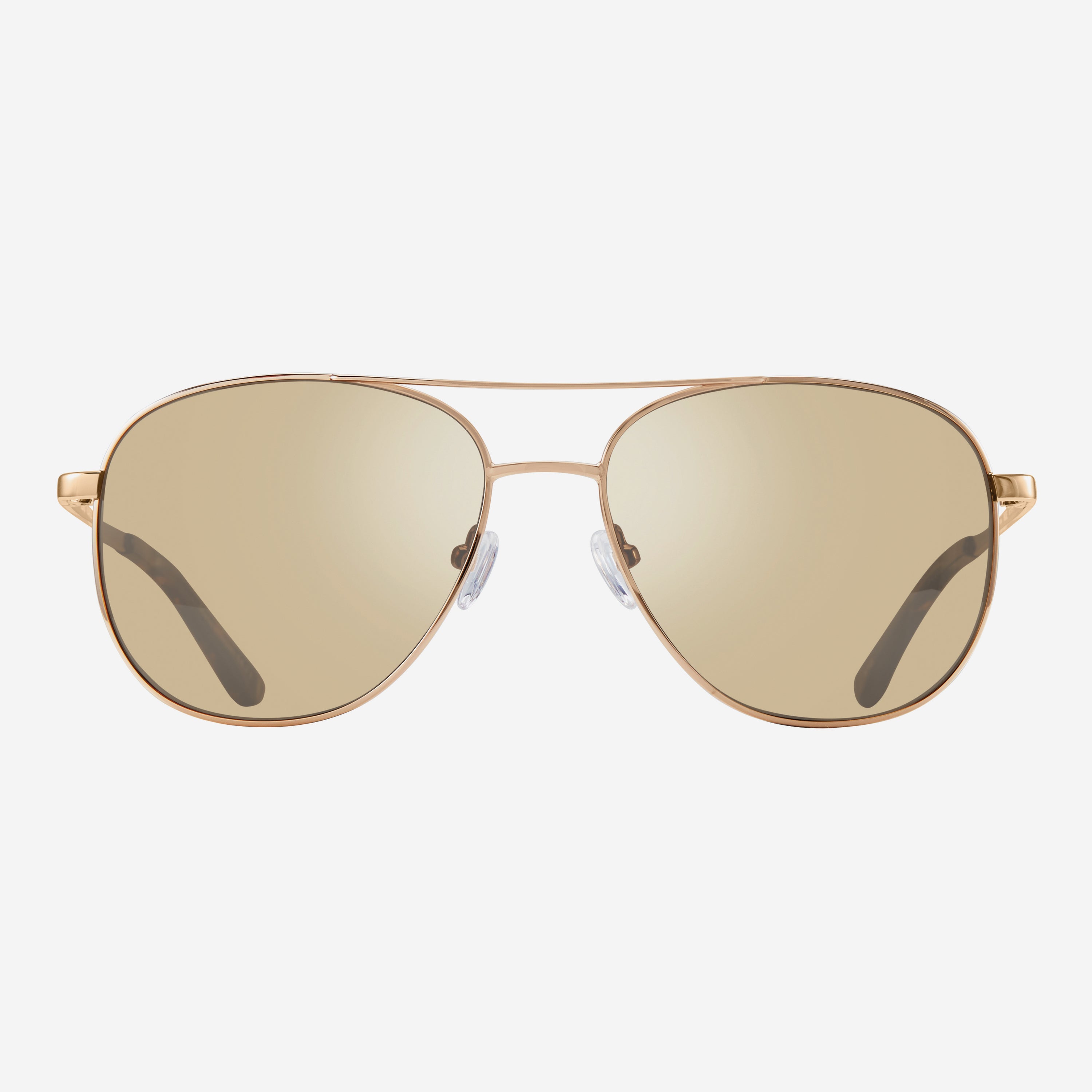 Revo Maxie Gold & Champagne Aviator Sunglasses RE108004CH - ShopWorn