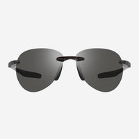 Revo Descend Black & Graphite Rimless Aviator Sunglasses RE116901GY - THE SOLIST