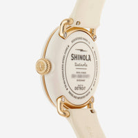 Shinola The AU Yeah Detrola Resin and Gold Unisex Quartz Watch S0120194497 - ShopWorn