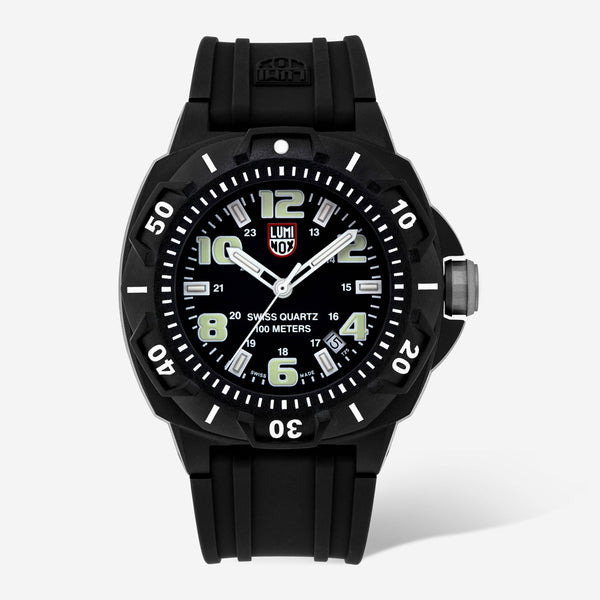 Luminox Sentry Series 0200 Black Dial Date 43mm Quartz Men's Watch XL.0201.SL - ShopWorn