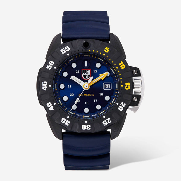 Luminox Scott Cassell Deep Dive Blue 45mm Quartz Men's Watch XS.1553 - ShopWorn