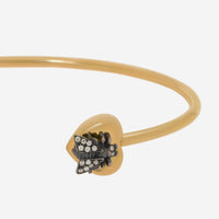 Gucci Le Marche Des Merveilles 18K Yellow Gold and Sterling Silver, Diamond Cuff Bracelet YBA433753001017 - THE SOLIST