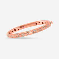 Roberto Coin Pois Moi Luna 18K Rose Gold, Diamond Bangle Bracelet 8883081AYBAX - THE SOLIST - Roberto Coin