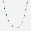 SuperOro 18K Yellow Gold, Emerald 6.05ct. tw. Princess Necklace 64704 - THE SOLIST - SuperOro